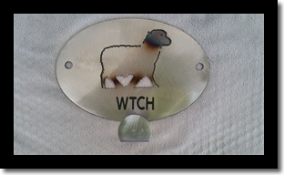 WTCH with Sheep Single Coat rack
